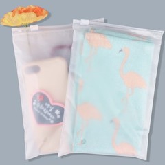 Small Plastic Packaging Bags,100PCS 5×7 inch Frosted Zipper Storage Bags, Cle…