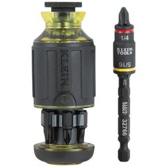 1PC Klein Tools 32308F 10-in-1 Impact-Rated Stubby Driver Set with Flip Soc