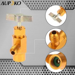 R134A Self-Sealing Can Tap with Right Hand Thread, R134A Valve Tool Bottle