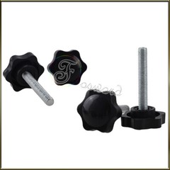 Thumb Screw Plastic Hexagonal Head M4 M5 M6 M8 M10 Hand Tighten Grip Knob Bolt