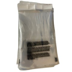 Clear 6″x9″ Poly Bags Self Seal Suffocation Warning 60 Bags FBA