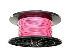 16 GAUGE WIRE PINK 175 FT PRIMARY AWG STRANDED COPPER POWER GROUND MTW VW-1 TEW