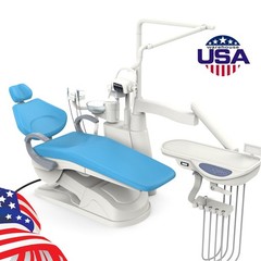 TJ2688-F6 Dental Unit Chair Computer Control DC Motor Doctor Stool Hard Leather