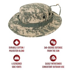Rothco Acu Digital Camo Boonie Hat 360 Sun Defense Tactical Outdoor Gear