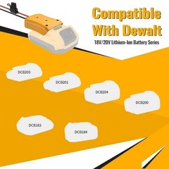 20V to 12V 20A Step Down Converter Adapter Compatible with Dewalt 20V Regulator