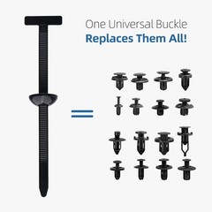100 Nylon Universal Self Locking Cable Tie Buckle for Car Easy Install