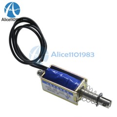 JF-0530B DC12V 300mA 5N/10mm Pull-Push-Type DC Solenoid Electromagnet