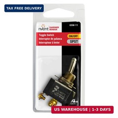 Gardner Bender GSW-11 Heavy-Duty Electrical Toggle Switch, SPST, ON-OFF, ¾ HP 12