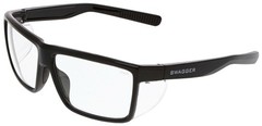 Swagger SR2 Safety Glasses w/ Soft TPR Nose Pad & Detachable Side Shields