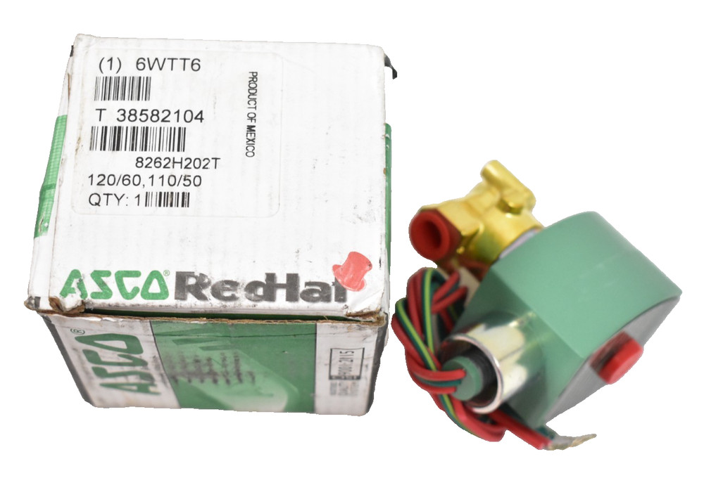 Redhat Solenoid Valve 2 Way Normally Closed 1/4″ Pipe Size 110/120V AC High Flow