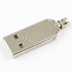 10Pcs USB 2.0 AM Male 4 Pin Three Types 4P Solder Plug Jack Socket Connector