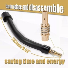 17pcs Flexible mig welding neck 035 M6 Nozzle Kit for MB 15AK MIG Welding Gun
