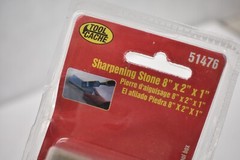 Lot of 2 Tool Cache Sharpening Stones 8″ x 2″ x 1″ Fast Cutting Abrasives 51476