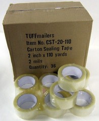 36 rolls Carton Sealing Clear Packing/Shipping/Box Tape- 2 Mil- 2″ x 110 Yards