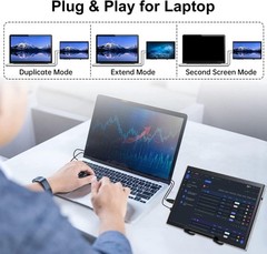 7 Inch Monitor Touch Screen for Raspberry Pi 1024X600 IPS FHD LCD Display USB…