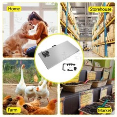 1100 LBS Digital Livestock Vet Scale Heavy Duty LCD Veterinary Hog Pet Dog Scale