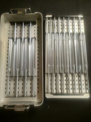 S&N Echelon Rigid Reamer Set Tray 7136-6002 Hip System Used *READ DESCRIPTION*