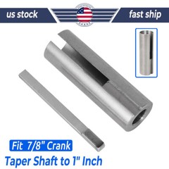 Crank Shaft Adapter Taper to 1″ Inch Generator Pressure Washer Engine w/ Key