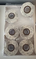 Lot of 18 Rolls Address & Barcode Labels Warehouse Biz 1″ x 4″ New!