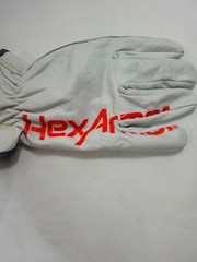 HexArmor Chrome SLT 4066 Buffalo Leather Work Gloves – Size 9/L – ANSI A7