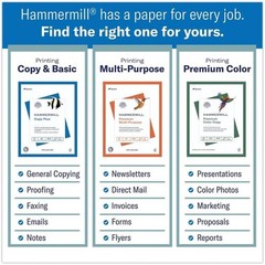 Hammermill Copy Plus Copy Paper 8.5×11 20 lb 92 Bright 500 Sheets/Ream 5 Reams