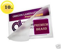 500/pack Hot 10 Mil File Card Laminating Pouches 3-1/2 x 5-1/2 Clear 3.5 x 5.5