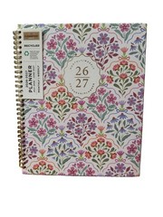 2027 Clementine 12 month Floral Planner July 2026-June 2027 11×9” Notebook Size