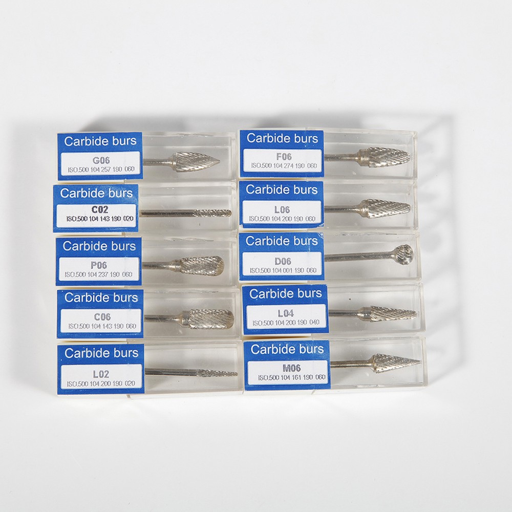 10 Tungsten Steel bur for 35000RPM Dental Lab MARATHON Handpiece SAEYANG drill
