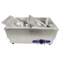 TechTongda 110V Commercial Hot Dog Steamer & Bun Warmer Long Service Life New