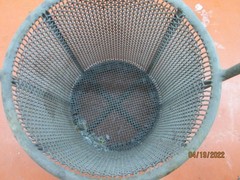 5.5″ x 6″ Perforated Basket, Heavy Duty Construction, Fixed Handle, 3 Available