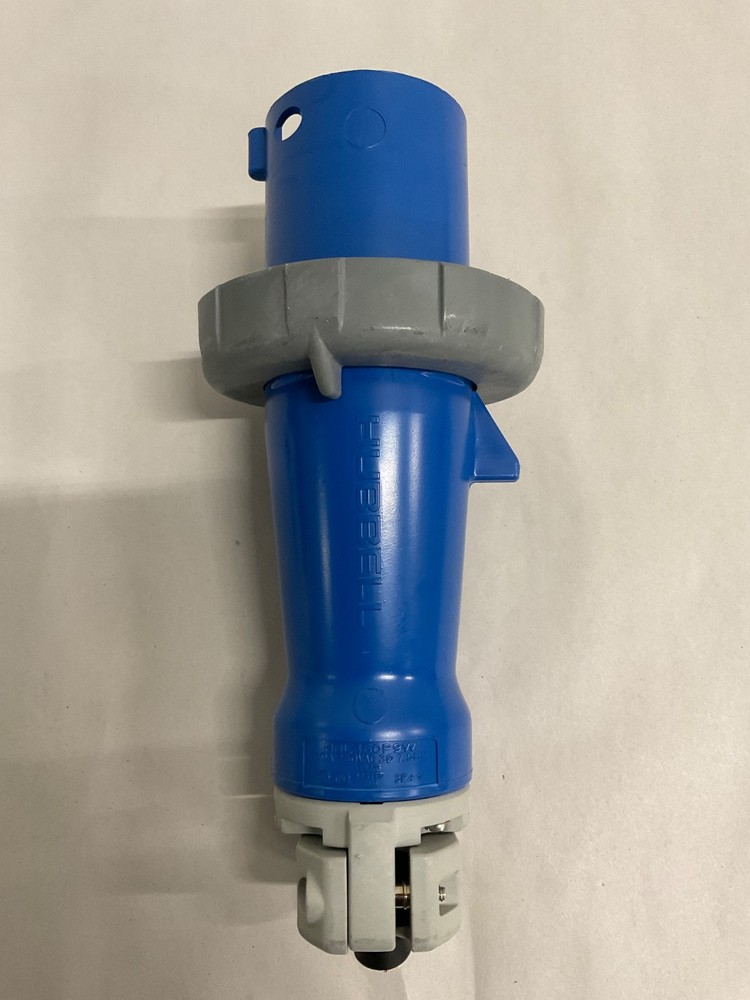 Hubbell HBL460P9W Watertight Plug 60A 3-Pole 4-Wire 250VAC