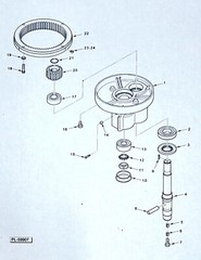 Hobart Mixer Legacy HL600 HL661 HL662 planetary Agitator Shaft Bearing seal kit