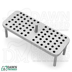 Endodontic Box 100 x 44 x 54mm 72 Holes Endo Stand Surgical Dental Instruments