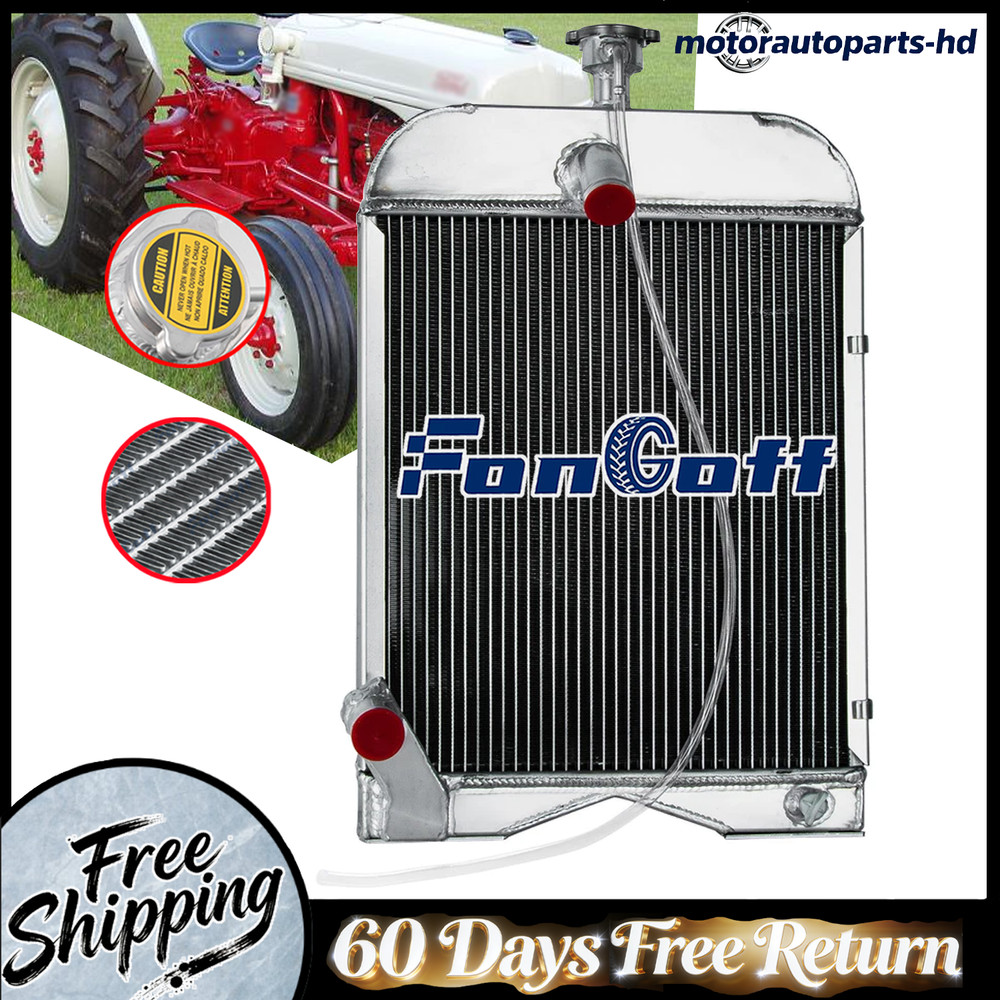 #8N8005 Tractor 3-ROW Aluminum Radiator FOR Ford 8N 9N 2N Models 86551430 US