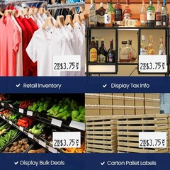White Pricing Labels for Monarch 1131 Gun – 20,000 High-Quality Adhesive Marks