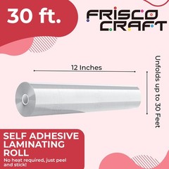 Transparent Self Adhesive Laminating Roll – Self Laminating Sheets for Decals…