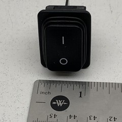 Marquardt 1932.3130-00 Black IP40 Rocker Switch DPST ON-OFF 16A 125/250V