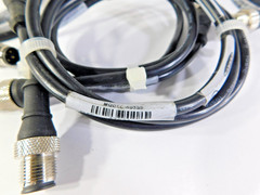 Lot of 6 each Banner MQDEC 403SS Cordset Straight M12 Female to Male 4 Pin 3ft