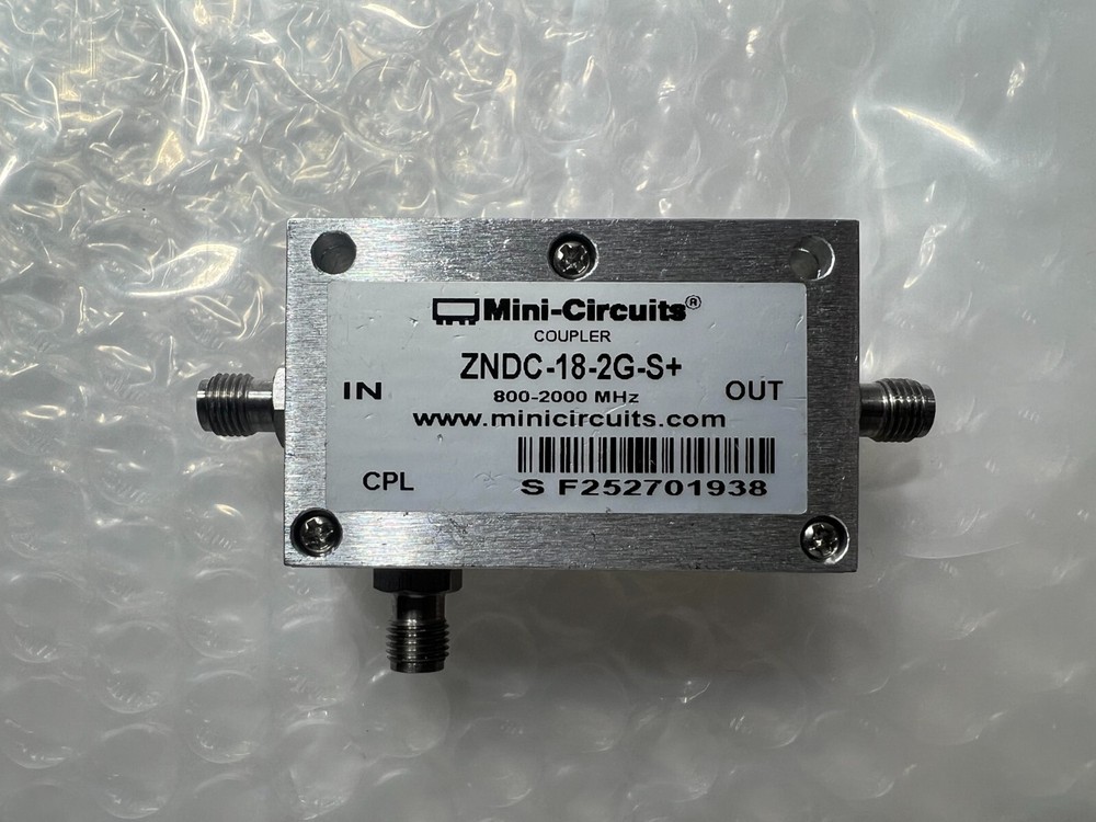 Mini-Circuits ZNDC-18-2G-S+ 18.2 dB Directional Coupler, 800 – 2000 MHz SMA QTY