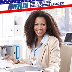 Mifflin-USA Plastic Vertical Card Holder (3×4 Inch, Clear, Bulk 100 Pack) Qui…
