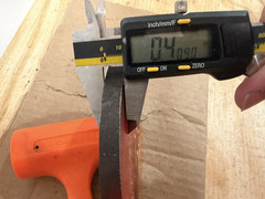1 Slice 4140 Hot Rolled Steel Bar Round Stock Heat Treated 5” OD x ~3/8”