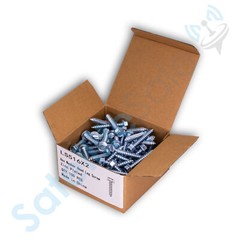 SatelliteSale General Purpose 5/16″ O.D. Hex Head Lag Screws Zinc Plated