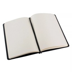 Rhodia Dot Grid Webnotebook 5.5″ x 8.25″ Black Leatherette Cover 118769