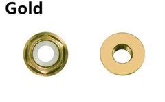Multicolor Aluminum Hex Flange Lock Nut With Nylon Insert M2 M3 M4 M5 M6 M8