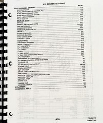 Bobcat 610 Skidsteer Loader Parts Catalog Manual Exploded Views Numbers