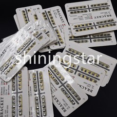 Dental Orthodontic Bracket Mini/Standard Roth MBT Edgewise 018/022 3/345 Hooks