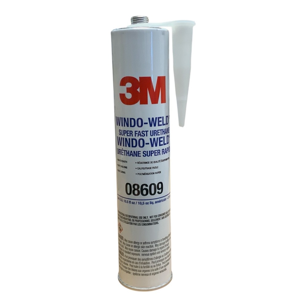 3M 08609 Window-Weld Super Fast Urethane Windshield Adhesive, High-Strength Fast