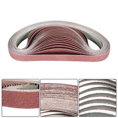 24PCS Belt Sander Sandpaper 1×30 in Sanding Belts 60 80 120 150 240 400 Grit NEW