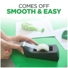 Scotch Desktop Tape Dispenser, Black, 2.7 in. x 2.7 in. x 6.4 in., 1 Tape Dispen