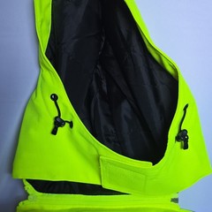 CornerStone CSJ501 Hi-Vis WP Insulated Ripstop Bomber Jacket Yellow/Gray L